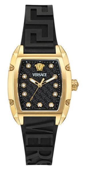 Versace Dominus Diamond Watch Gold 